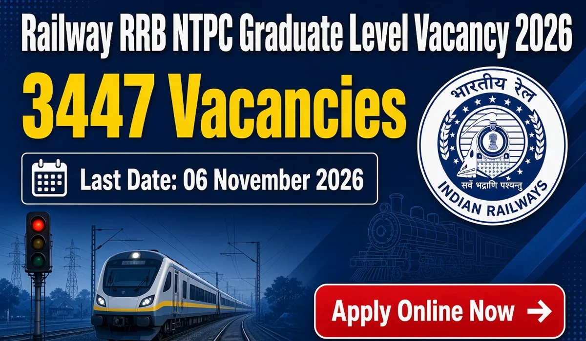 Railway RRB NTPC Graduate Level Vacancy 2026 - Apply Online